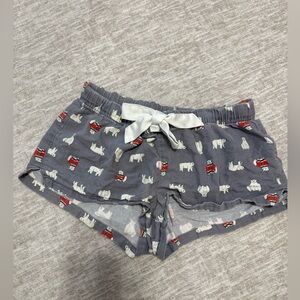 Old Navy Gray Polar Bear Pajama Shorts